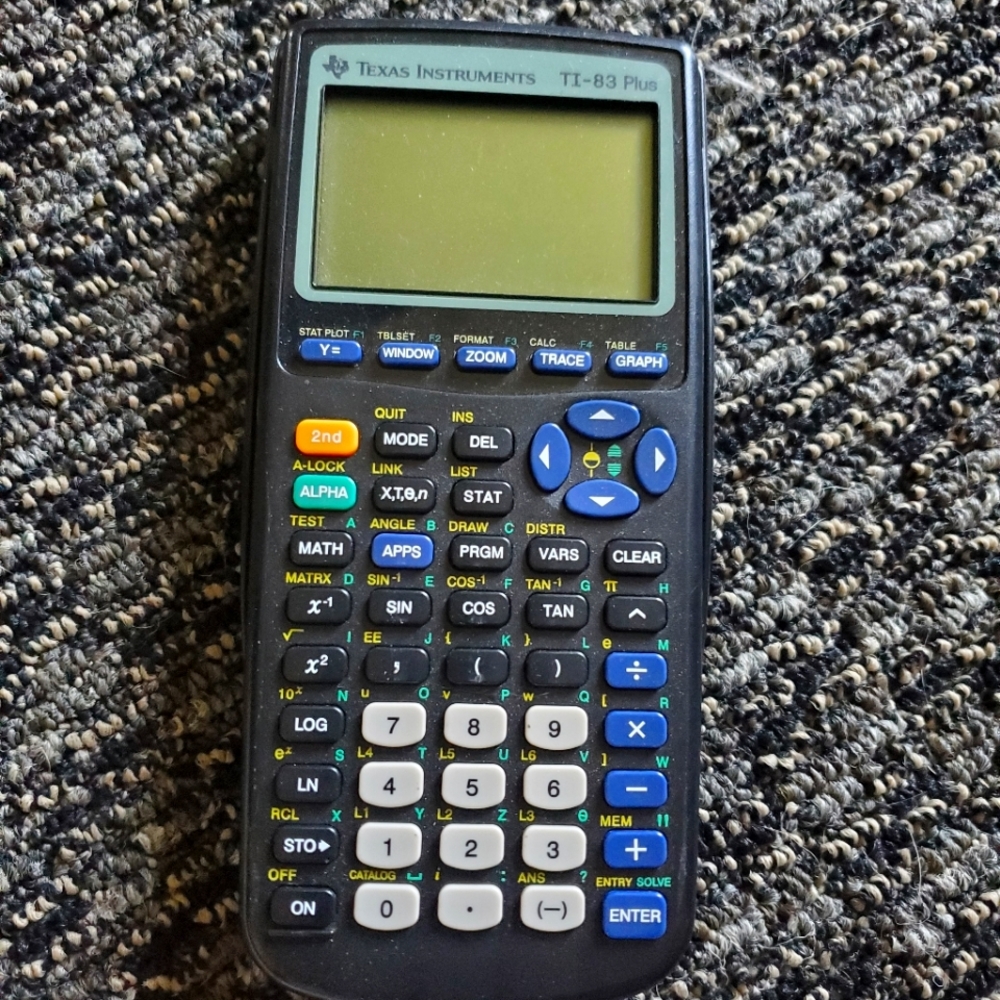 Ti 83 plus graphing calculator